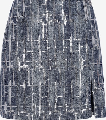 Jupe faina en bleu : devant