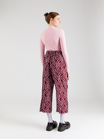 s.Oliver BLACK LABEL Wide leg Broek in Rood
