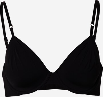 T-shirt Reggiseno di Calvin Klein Underwear in nero: frontale