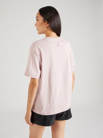 UNITED COLORS OF BENETTON - Camiseta en rosa