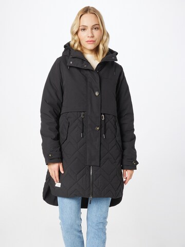 mazine Winter Parka in Black: front