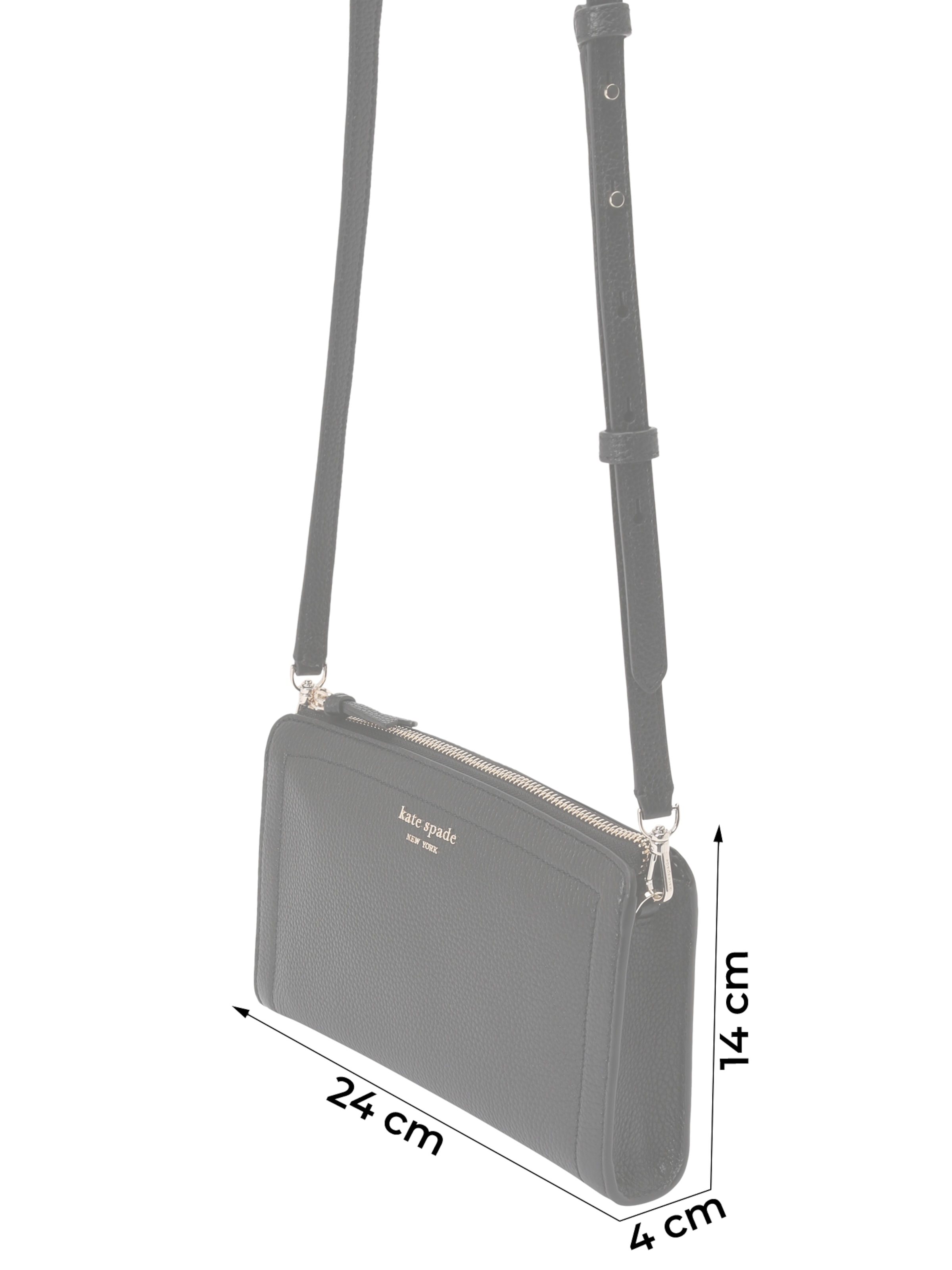 Borsa a tracolla 'Knott' di Kate Spade in nero