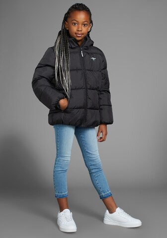 KangaROOS Winterjacke in Schwarz