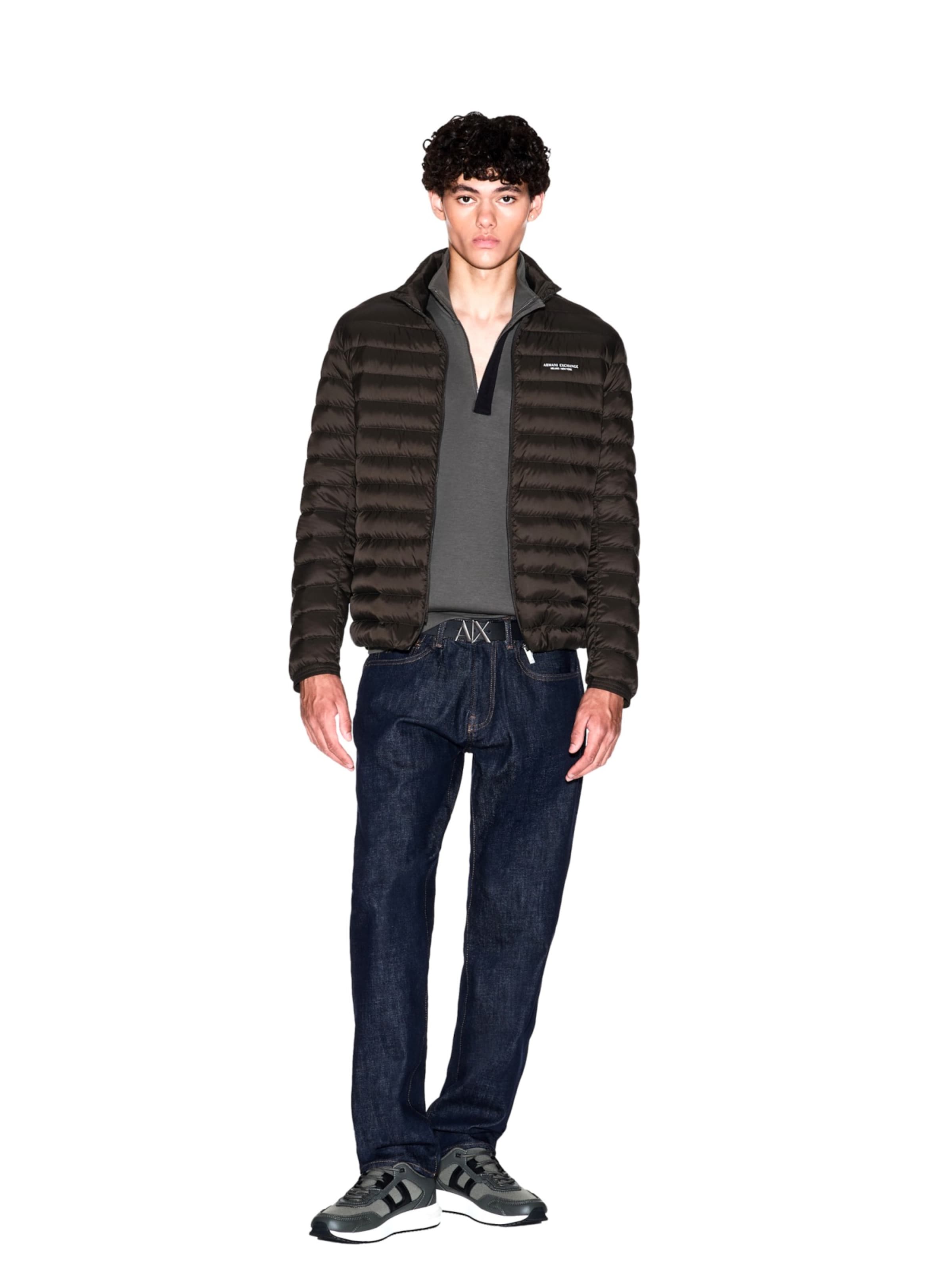 ARMANI EXCHANGE Between-season jacket in Brown