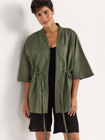 Cellbes of Sweden Kimono in Groen