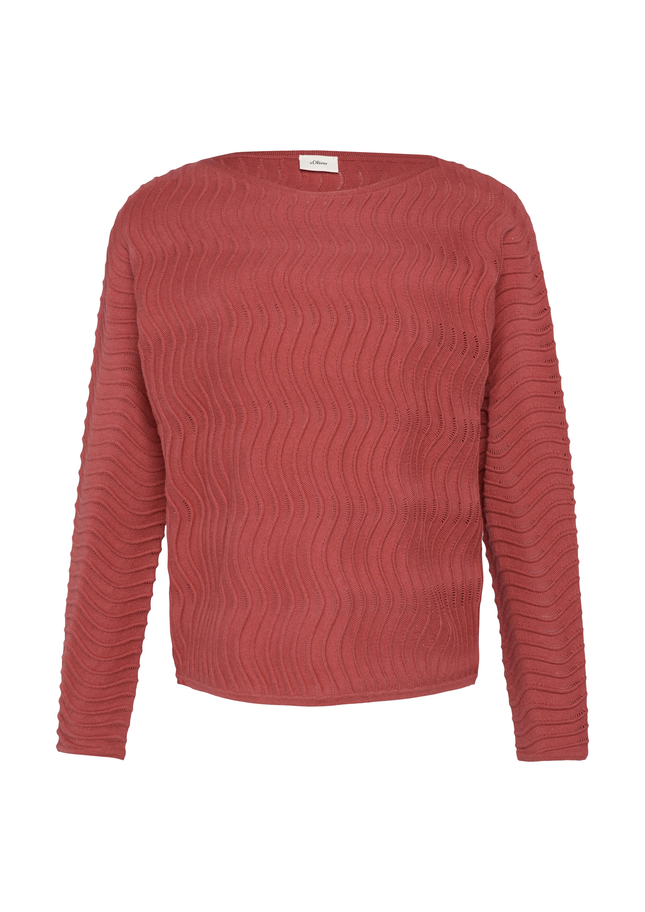 s.Oliver BLACK LABEL Trui in Rood: voorkant