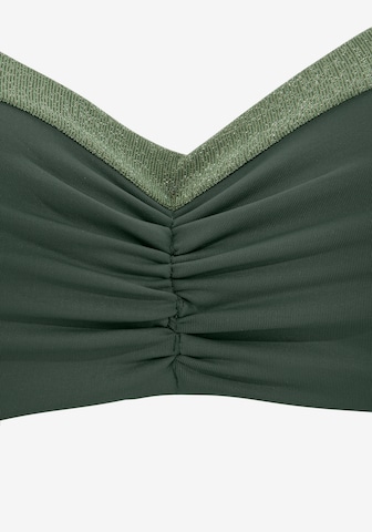 JETTE - Bandeau Bikini en verde