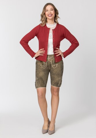 STOCKERPOINT Knit cardigan 'Jasmina' in Red