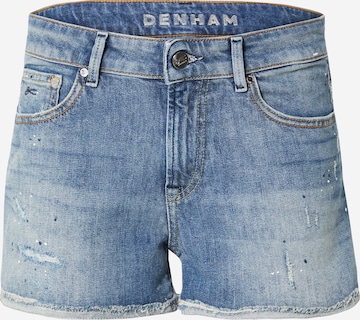 Regular Jeans 'MONROE' de la DENHAM pe albastru: față