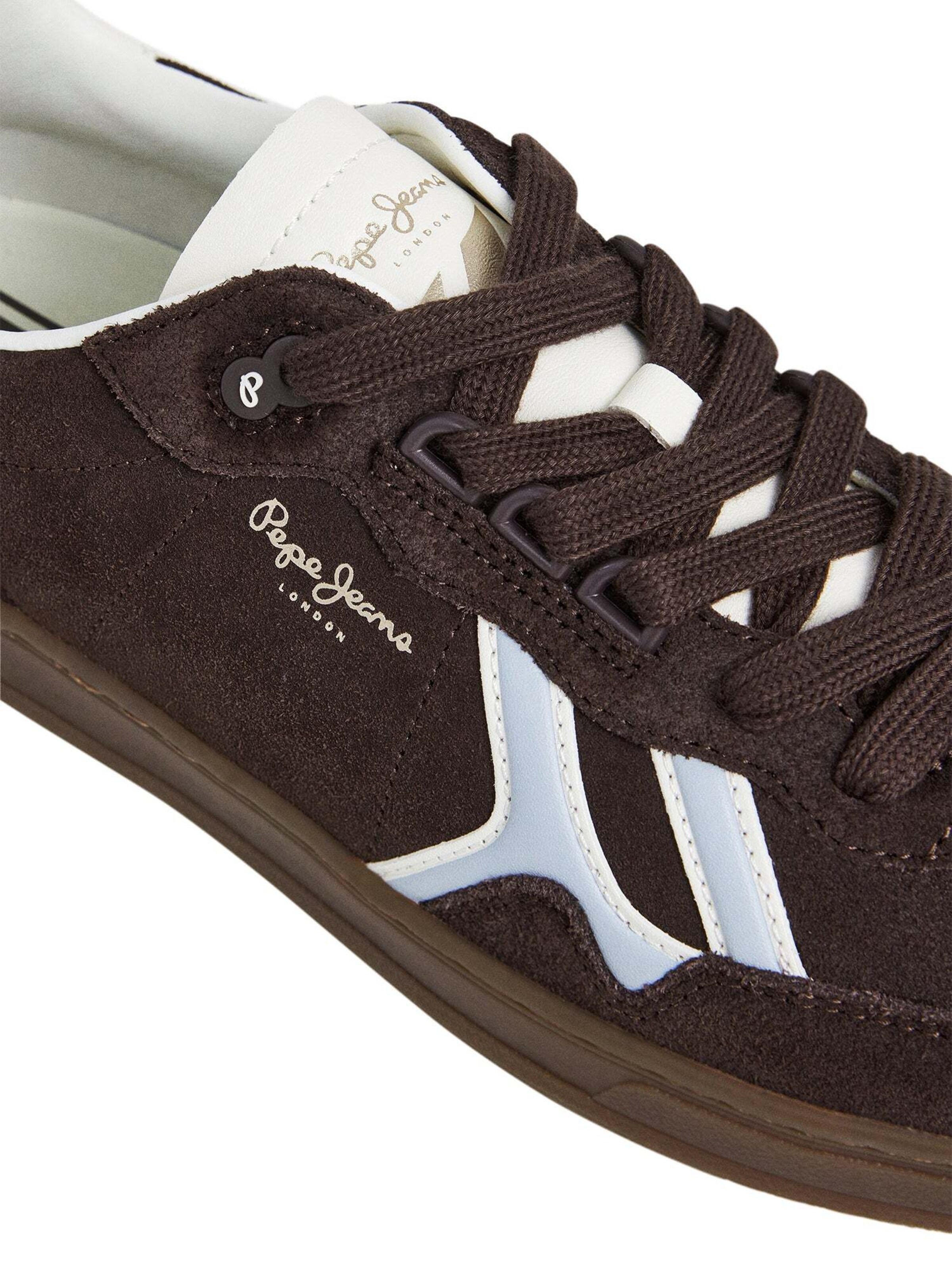 Pepe Jeans Platform trainers 'Ball Mix M' in Brown