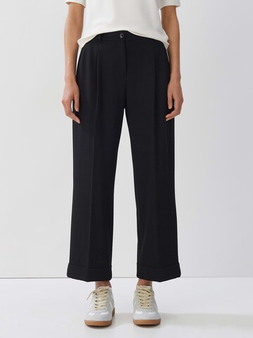 Wide leg Pantaloni con pieghe 'Cisilia' di Someday in nero: frontale