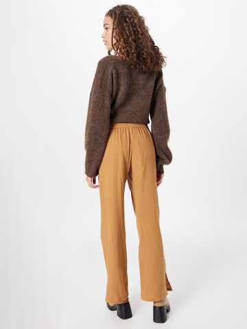 JDY Loose fit Pants 'THEIS' in Brown