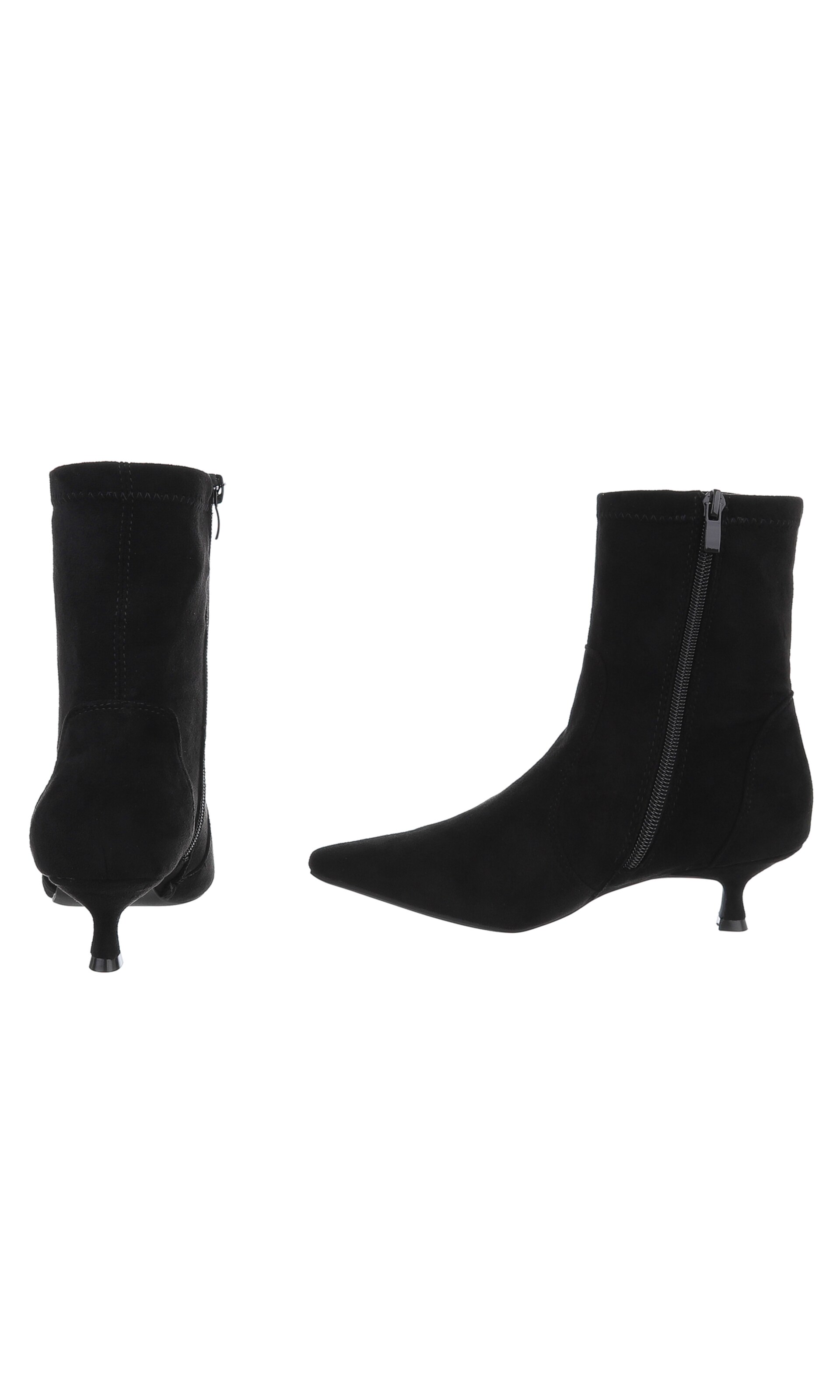 Ital-Design Stiefelette in Schwarz