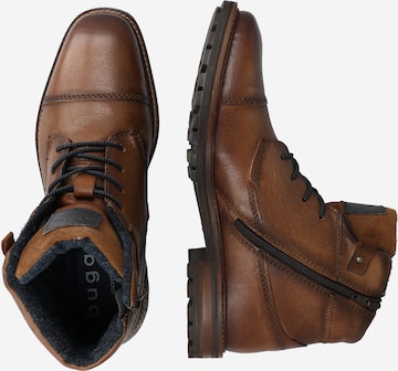 bugatti Lace-up boots 'Masat' in Brown