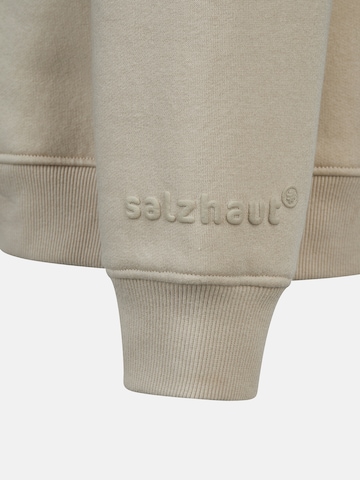 salzhaut Sweatshirt 'Floot' in Beige