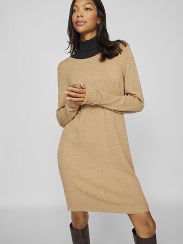 VILA Knit dress in Brown