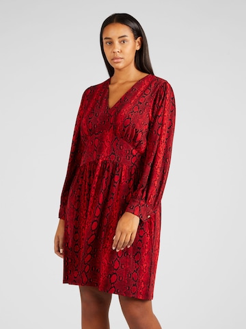 Michael Kors Plus Dress in Red: front