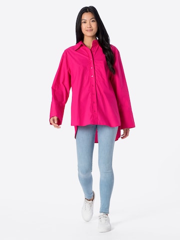 Gina Tricot Bluse 'Gizem' i pink