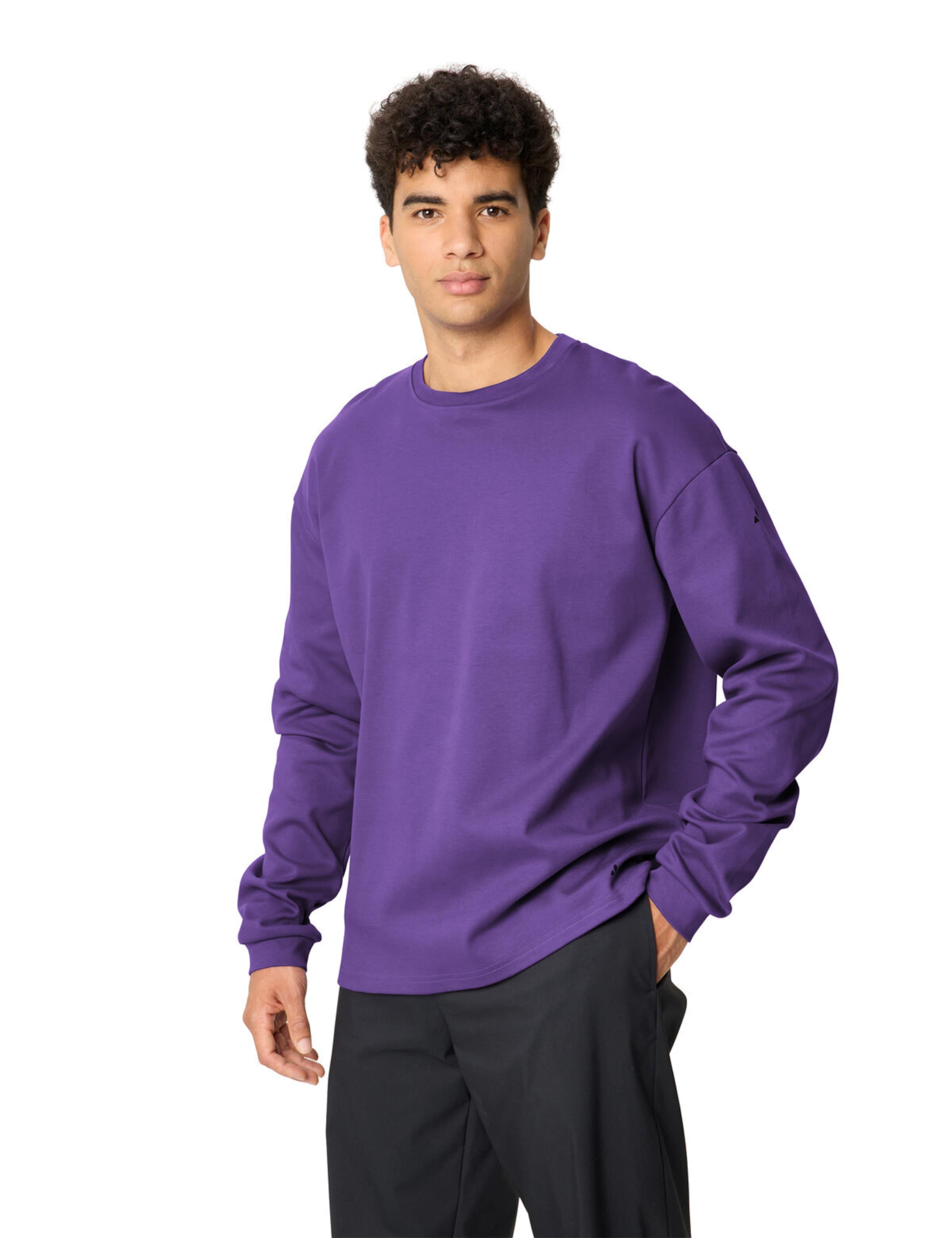 VAUDE Sports sweatshirt 'Najun' in Purple