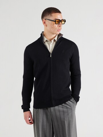 Vestes en maille Karl Lagerfeld en noir : devant