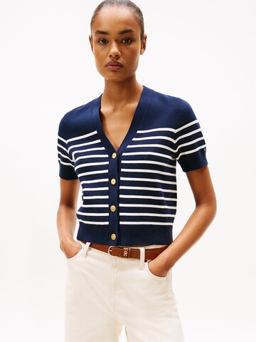 Cardigan TOMMY HILFIGER en bleu : devant
