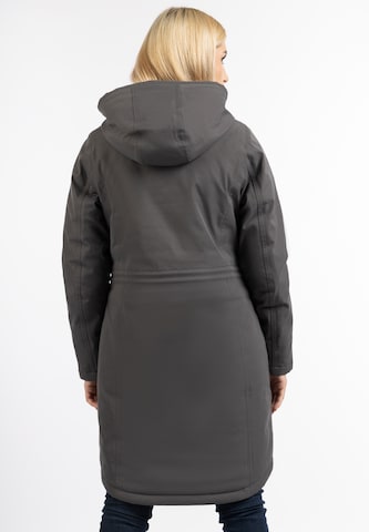 Schmuddelwedda Toiminnallinen pitkä takki värissä harmaa