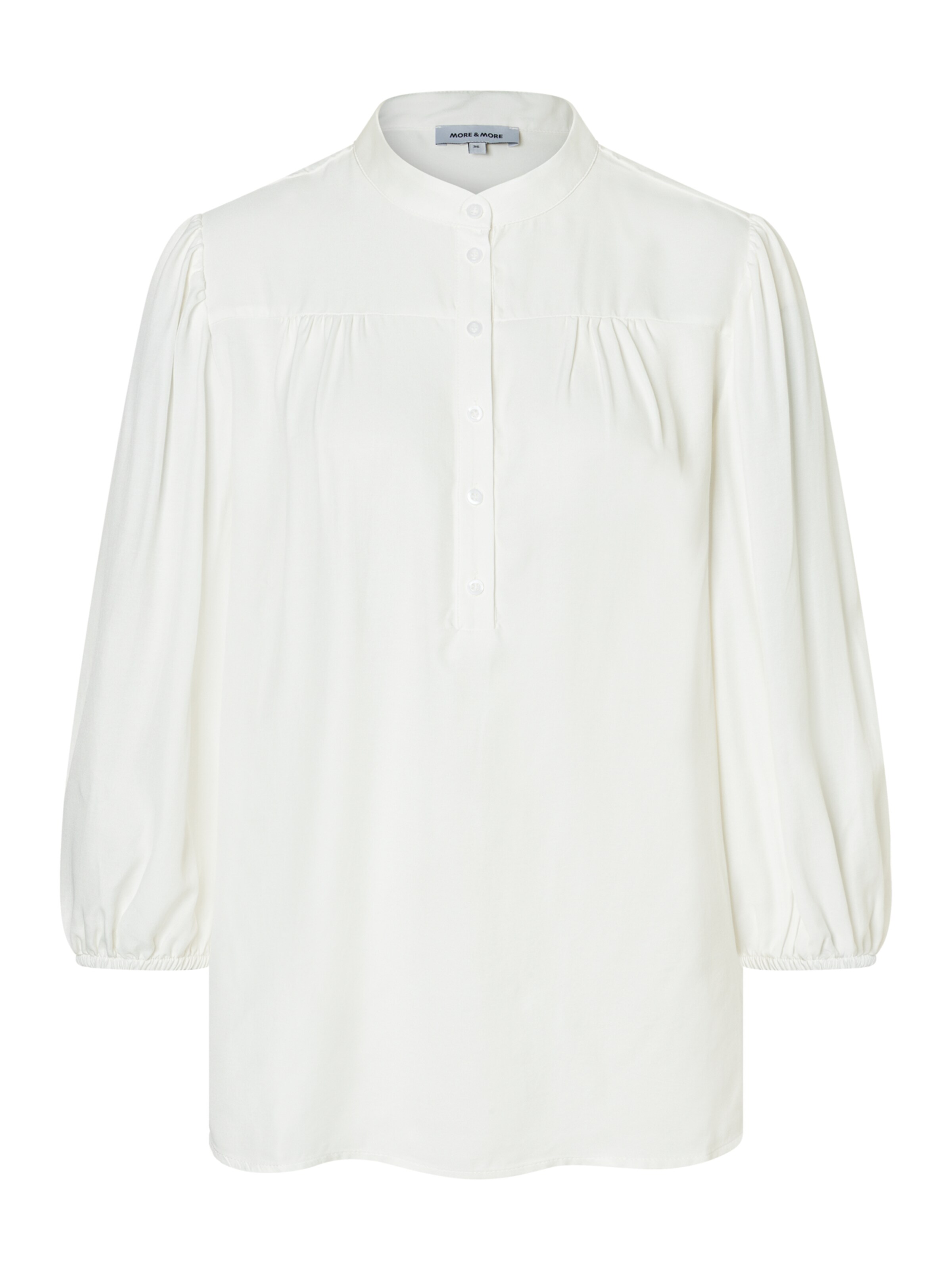 MORE & MORE Bluse in weiß, Produktansicht