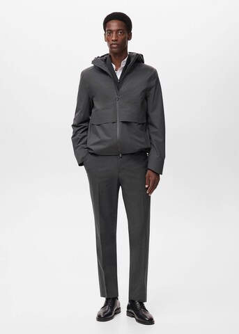 MANGO MAN Slim fit Pants 'Ravel' in Grey
