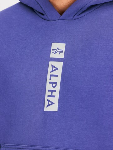 ALPHA INDUSTRIES Bluzka sportowa w kolorze fioletowy