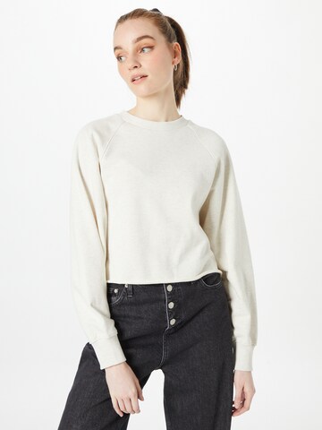 Calvin Klein Jeans Sweatshirt in Grijs: voorkant