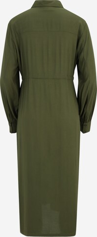 MAMALICIOUS Платье-рубашка 'MLIMAN LIA' в Зеленый