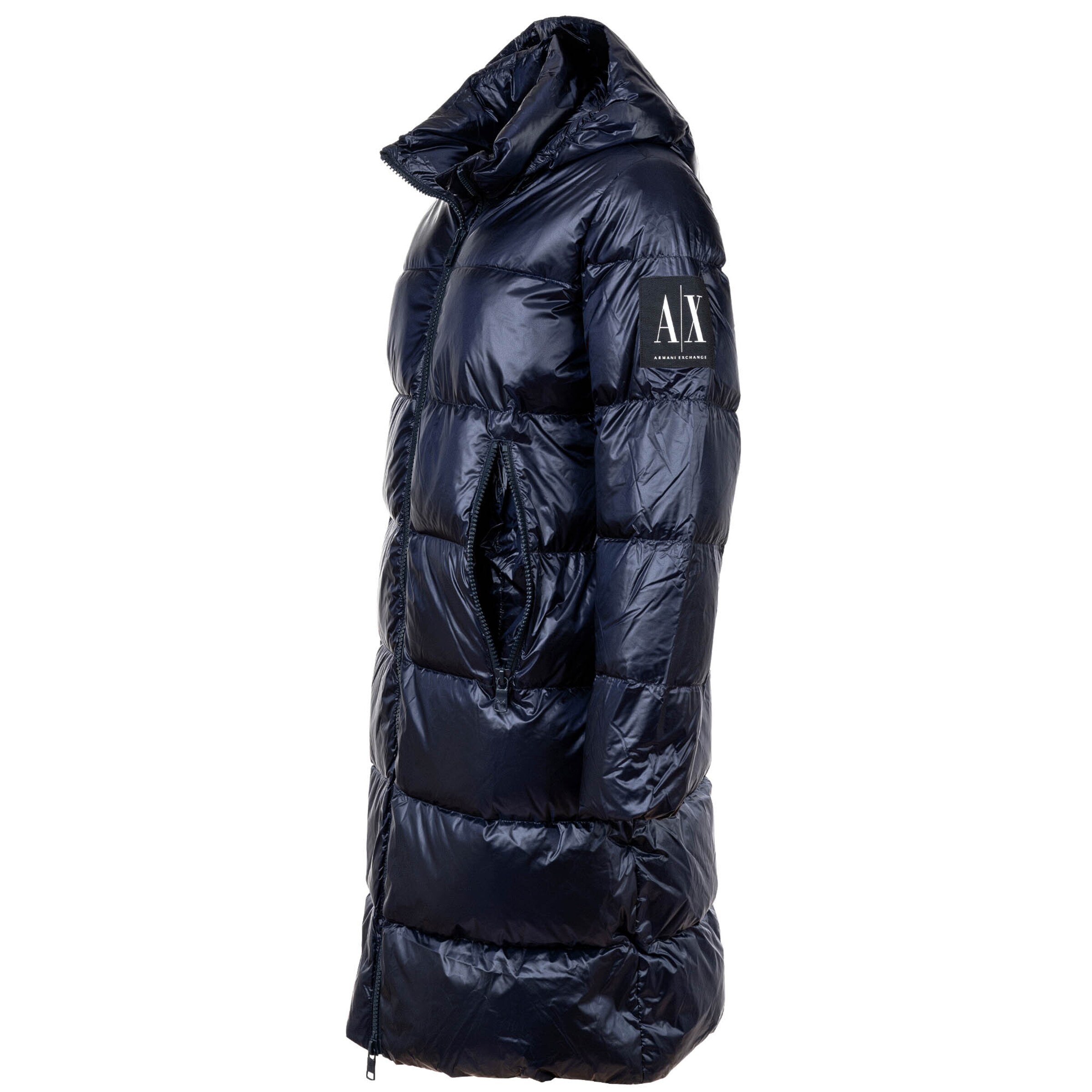 ARMANI EXCHANGE Płaszcz zimowy w kolorze niebieski