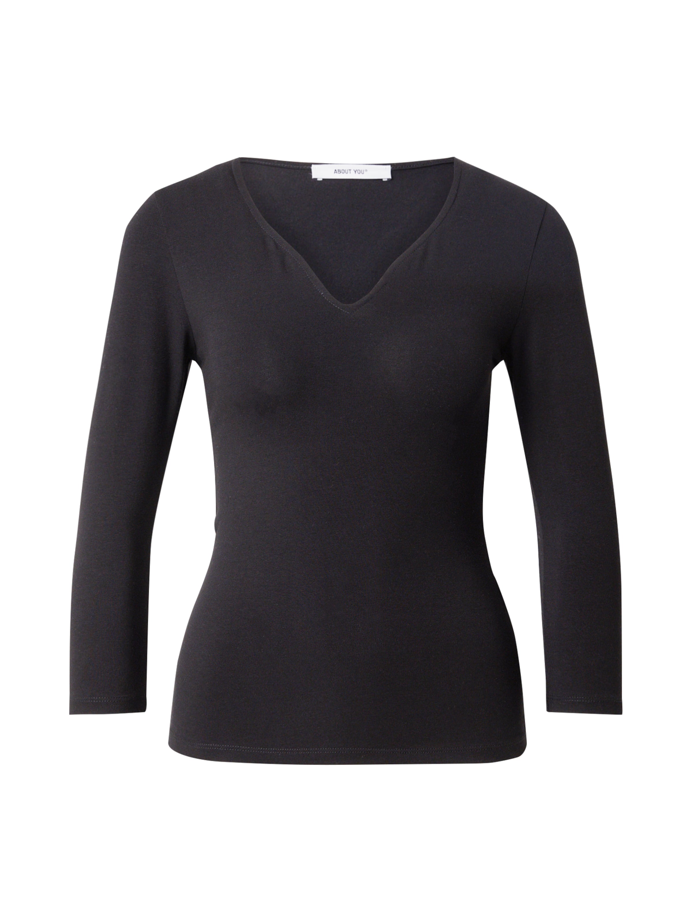 T-shirt 'Cathleen' ABOUT YOU en noir : devant