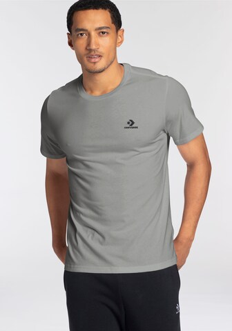 CONVERSE T-shirt 'STAR CHEV' i grå: framsida