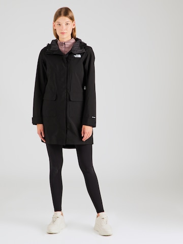 THE NORTH FACE Outdoor Jacket in Black: front