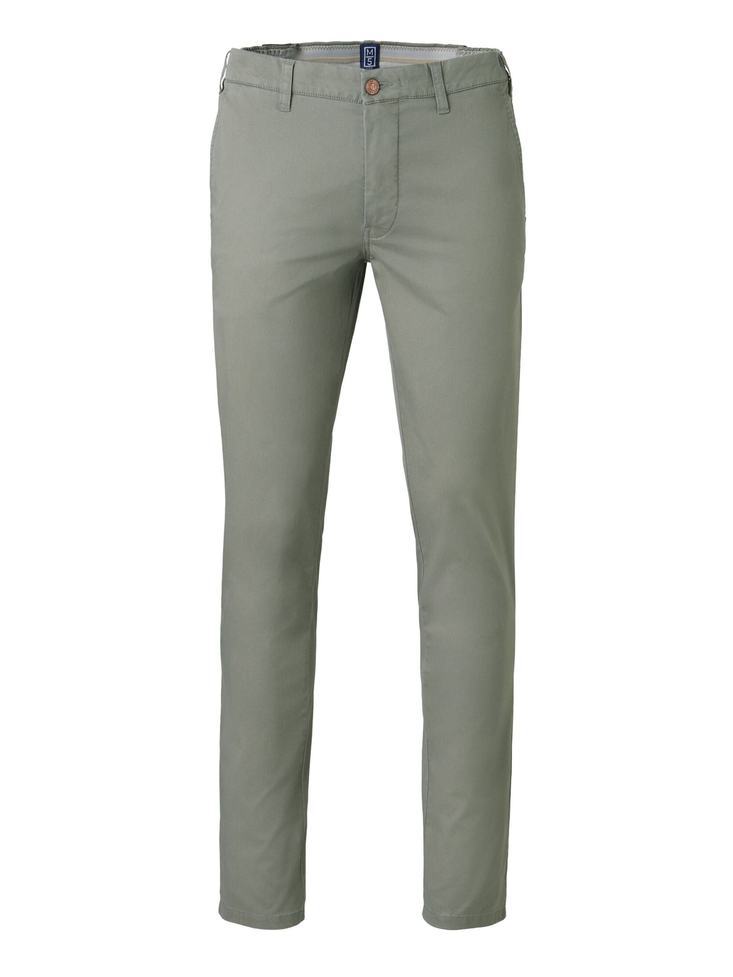 Regular Pantalon chino 'M5 Move' MEYER en gris : devant