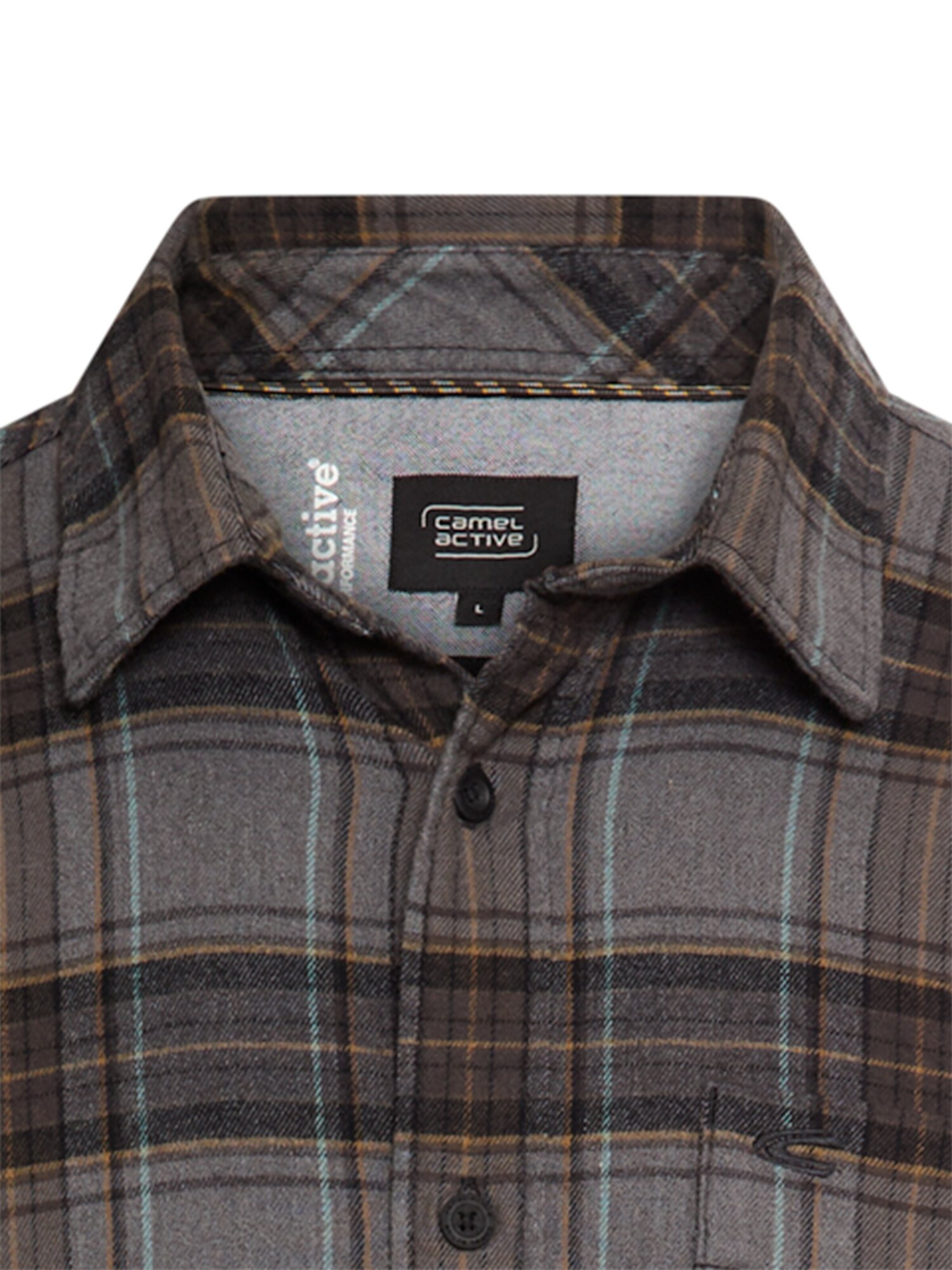 CAMEL ACTIVE Regular fit Button Up Shirt in Brown