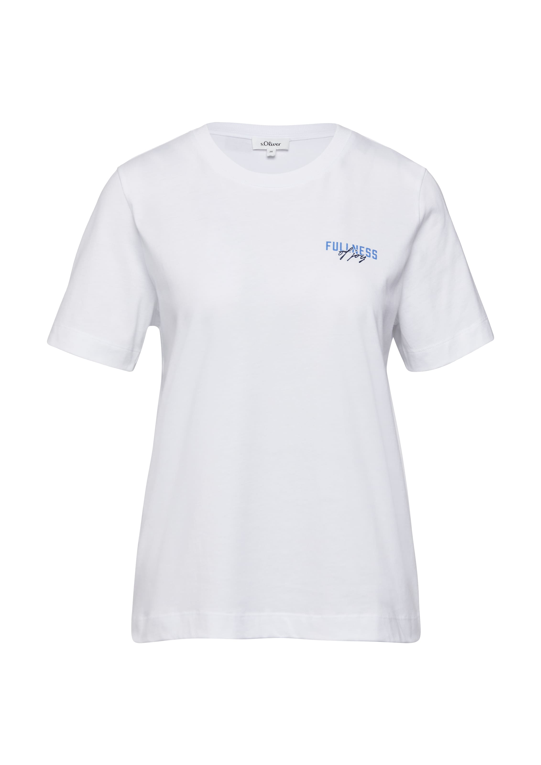 s.Oliver Футболка в Белый: спереди