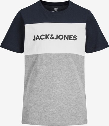 Jack & Jones Junior Tričko – šedá: přední strana