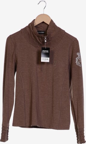 Golfino Sweatshirt & Zip-Up Hoodie in L in Brown: front