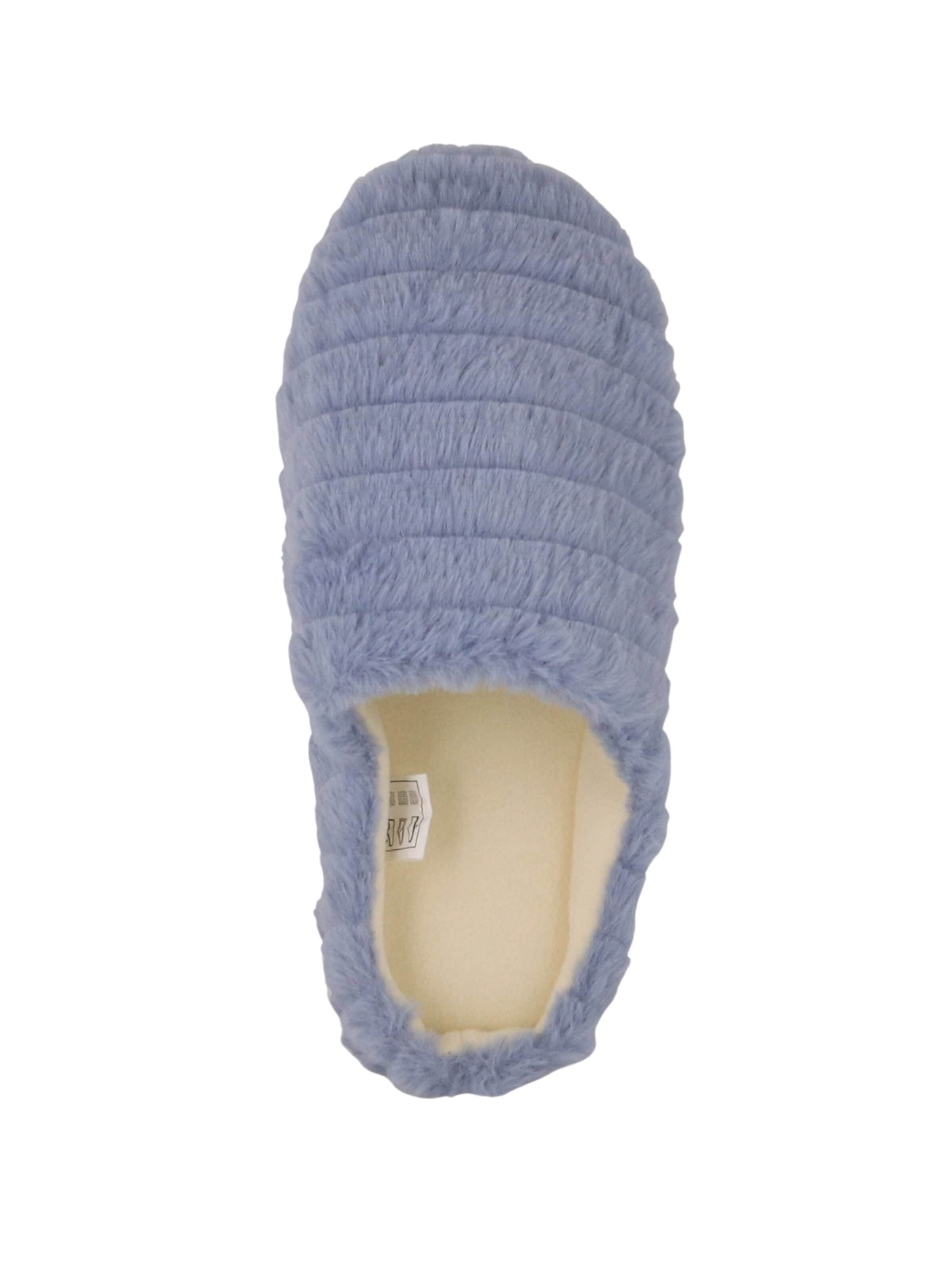 Fluffys Hausschuh 'Veluna Plüsch Pantoffeln'‌‌‌ in Blau