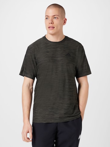 T-Shirt fonctionnel 'Essentials' ADIDAS PERFORMANCE en gris : devant