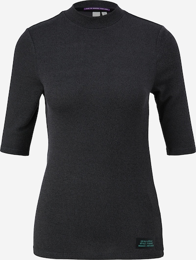 QS Majica | pegasto črna barva, Prikaz izdelka