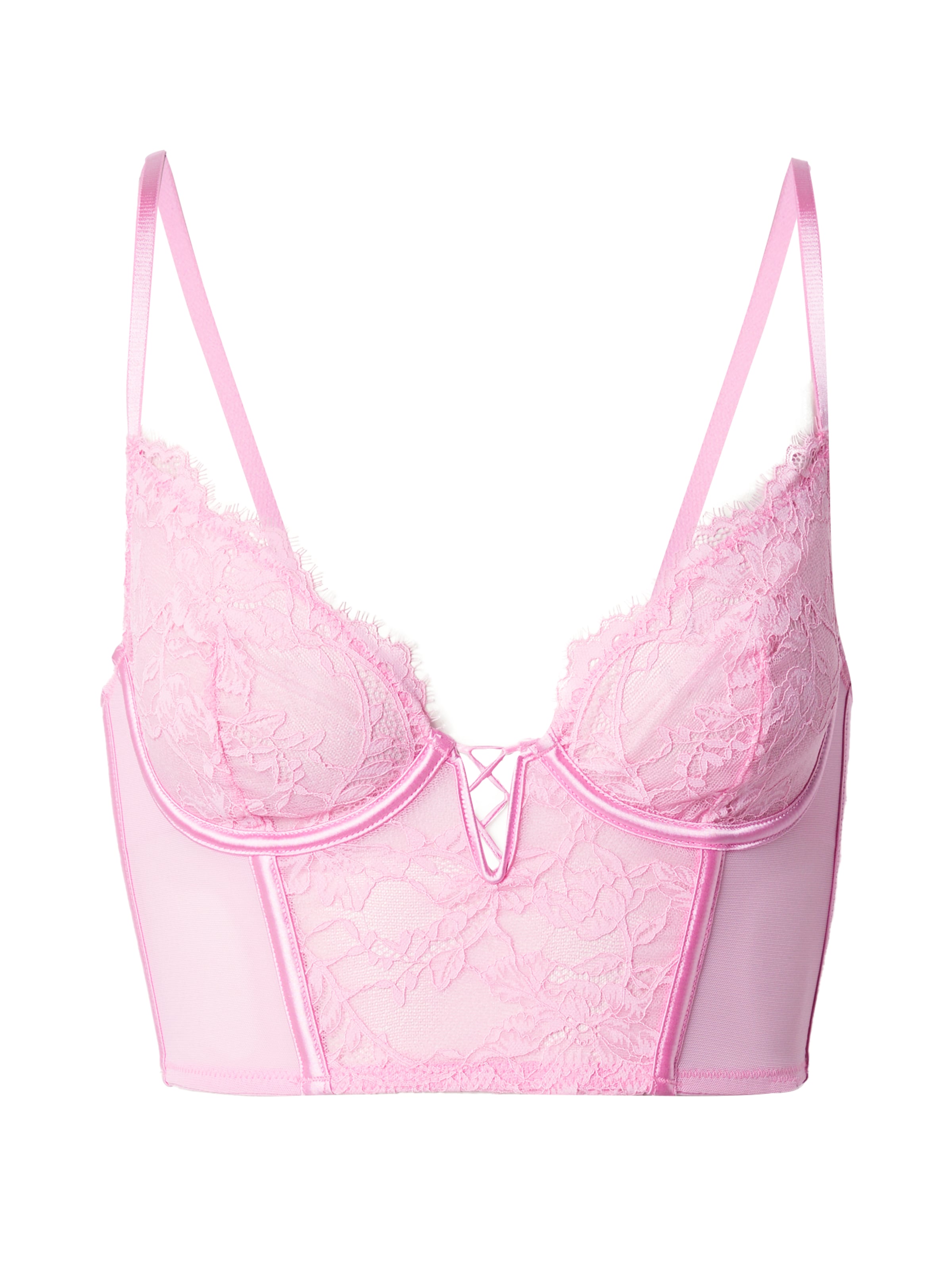 Lindex Bustier Biustonosz 'Amie' w kolorze różowy: przód