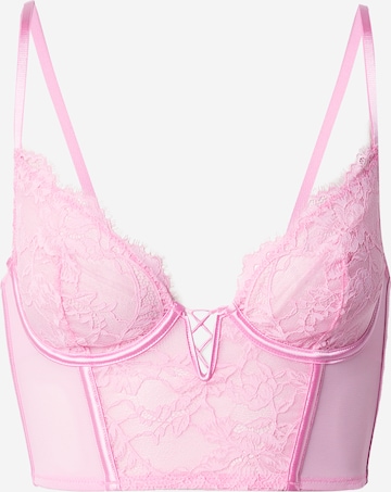 Bustieră Sutien 'Amie' de la Lindex pe roz: față