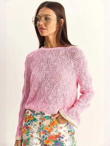 Bianco Lucci - Pullover 'Pullover' em rosa