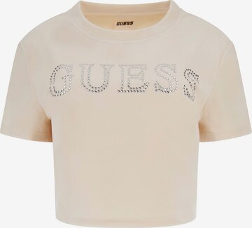 GUESS Performance Shirt in Beige: front