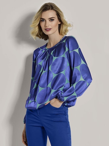 Chemisier MADELEINE en bleu : devant