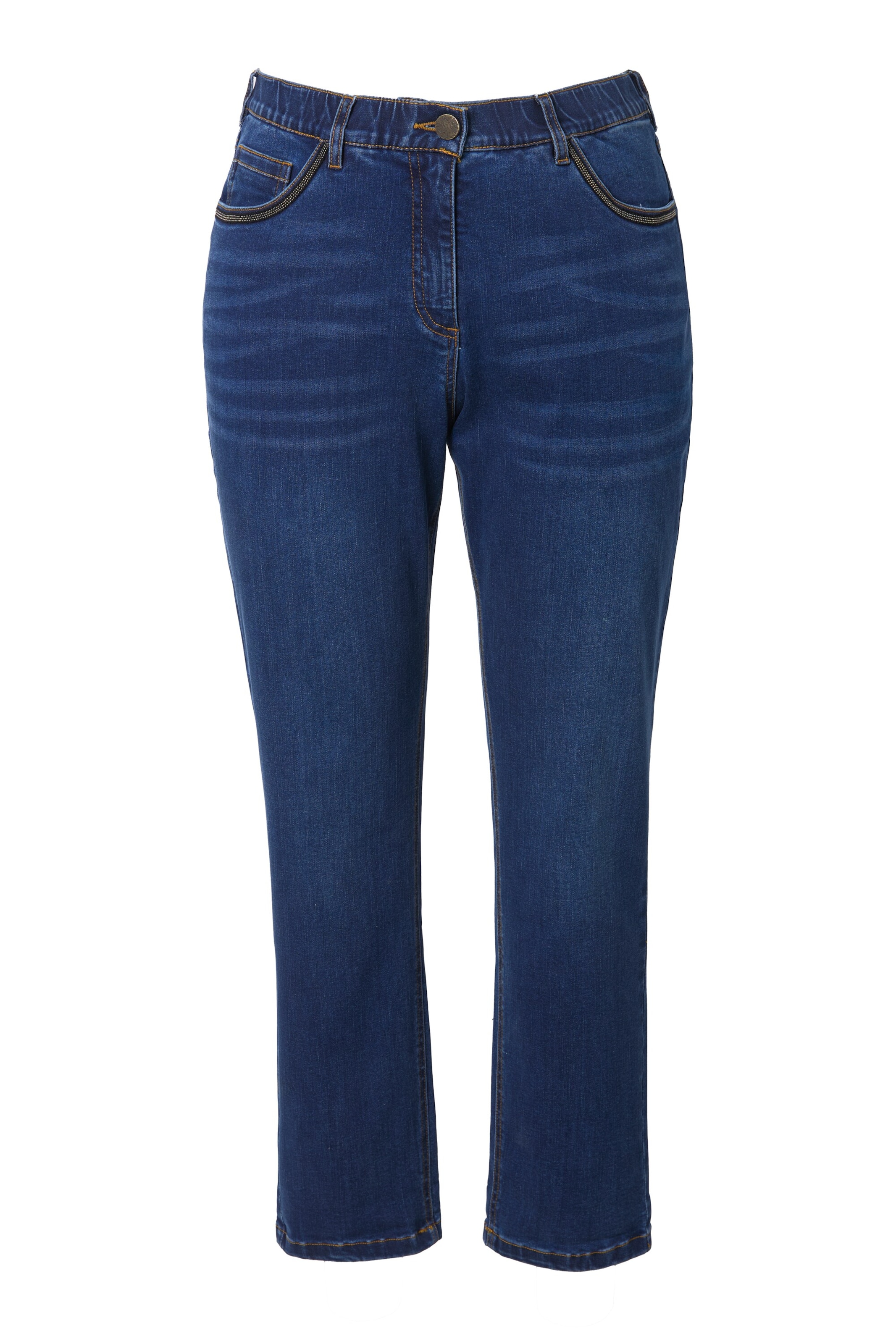 Regular Jeans de la Ulla Popken pe albastru: față