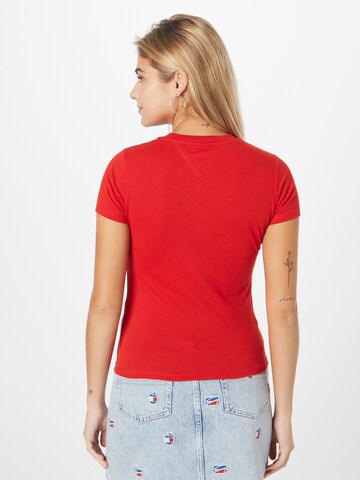 Tommy Jeans - Camiseta en rojo